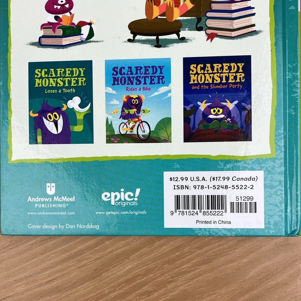 Monster Feet & Scaredy Monster Book - Picture 8 of 8